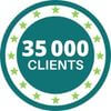 35 000 CLIENTS